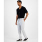 Men's Pleated Elastic Waistband Pants