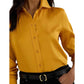 Classic Fit Satin Charmeuse Shirt