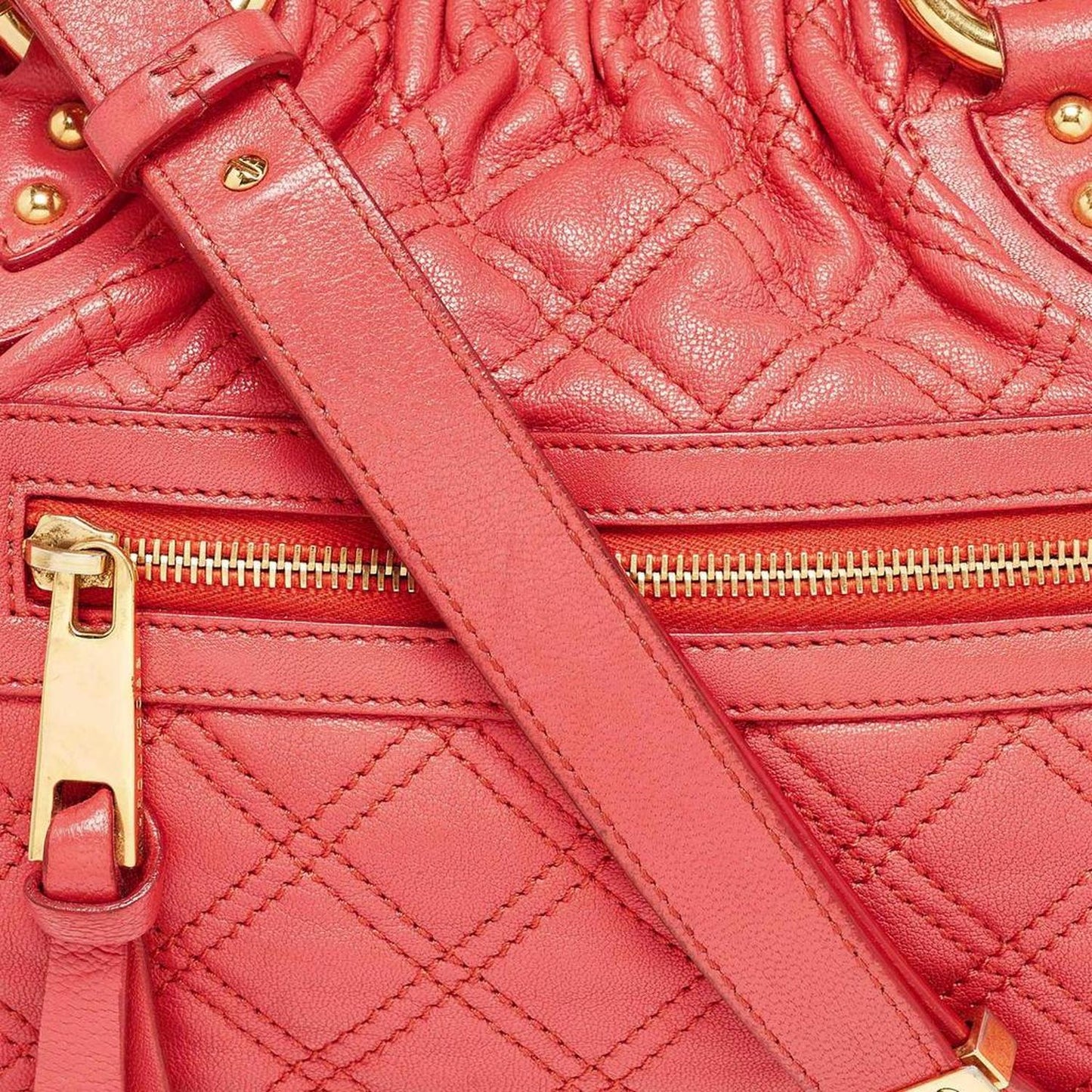 Marc Jacobs Quilted Leather Stam Shoulder Bag