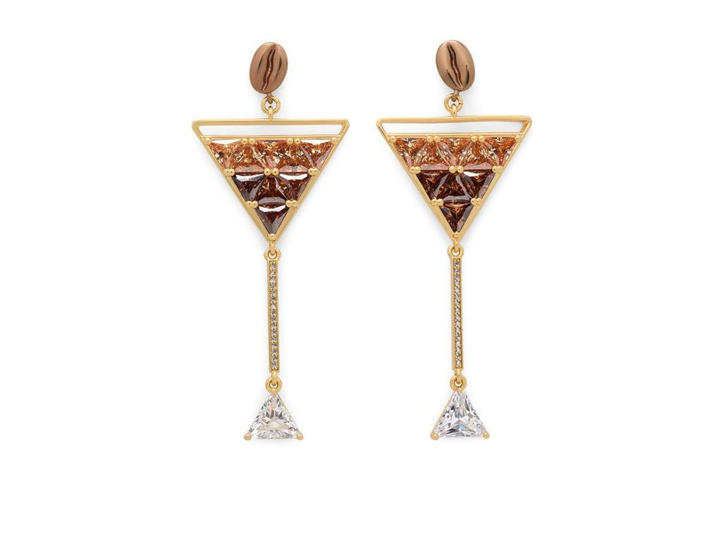 Shaken And Brewed Statement Earrings