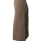 Marc Jacobs Side Slit Pencil Skirt in Beige Wool