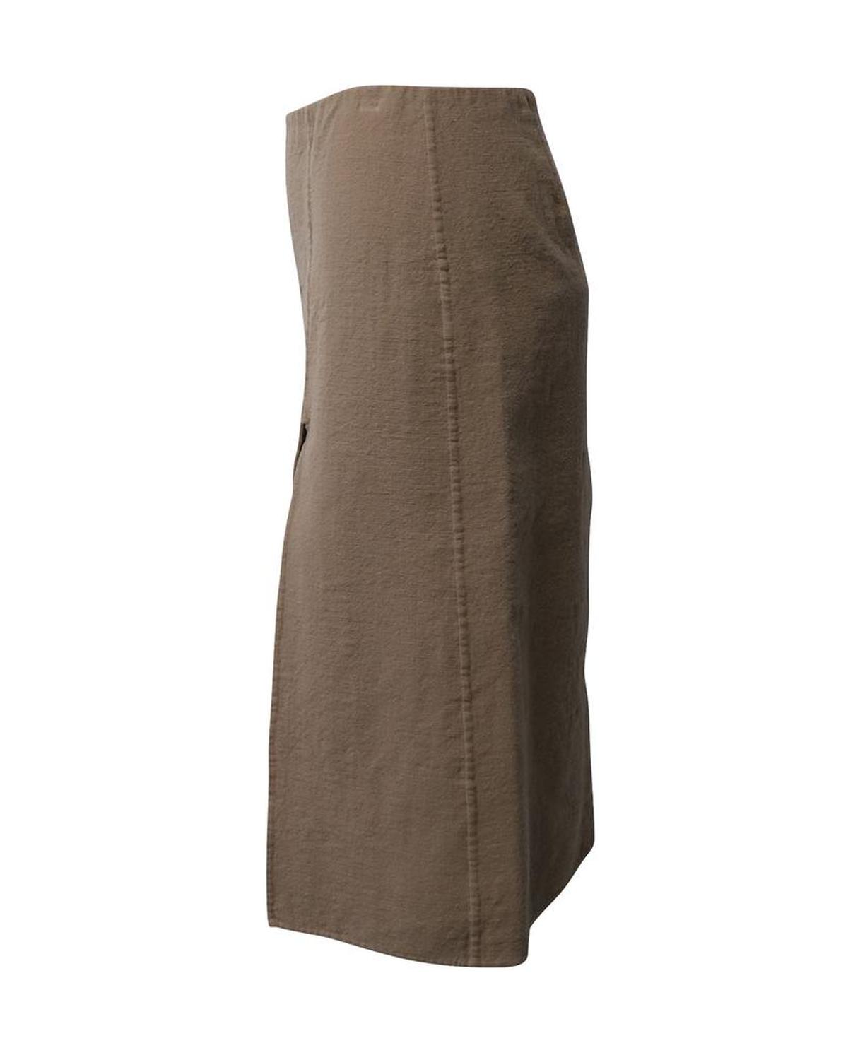 Marc Jacobs Side Slit Pencil Skirt in Beige Wool