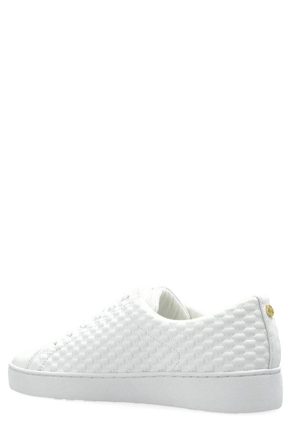 Michael Michael Kors Keaton Logo Debossed Lace-Up Sneakers