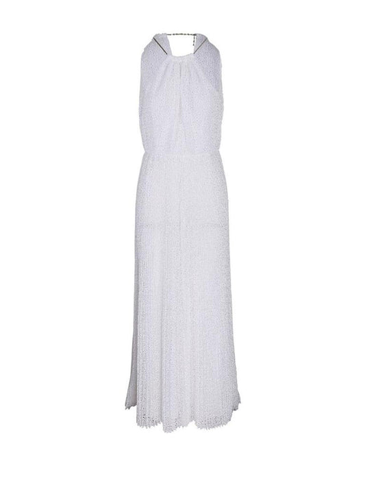 Michael Kors Lace Halter Maxi Dress