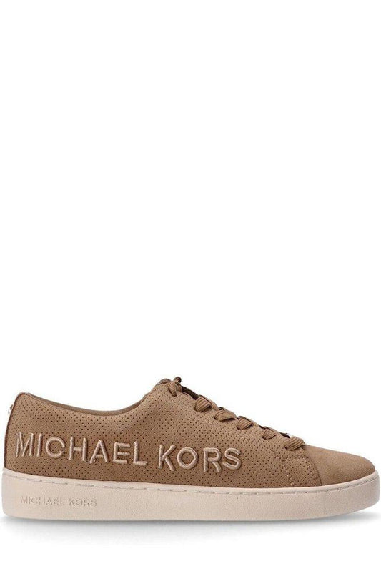 Michael Kors Logo Embroidered Sneakers