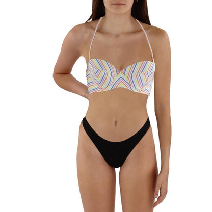 Womens Halter Underwire Bikini Swim Top