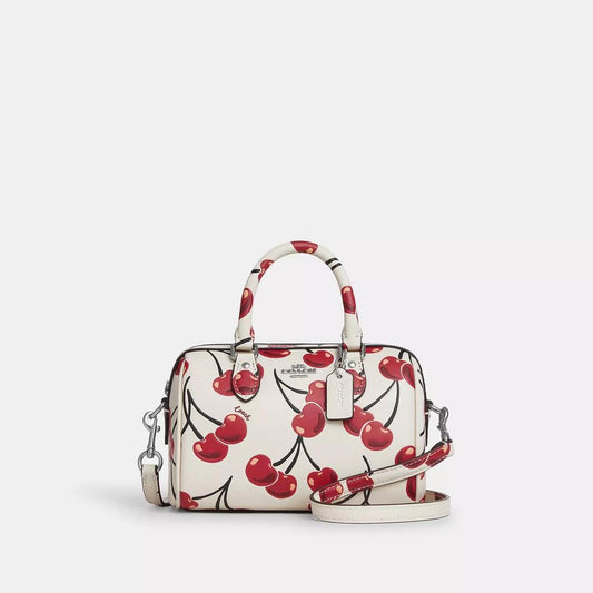 Mini Rowan Crossbody Bag With Cherry Print