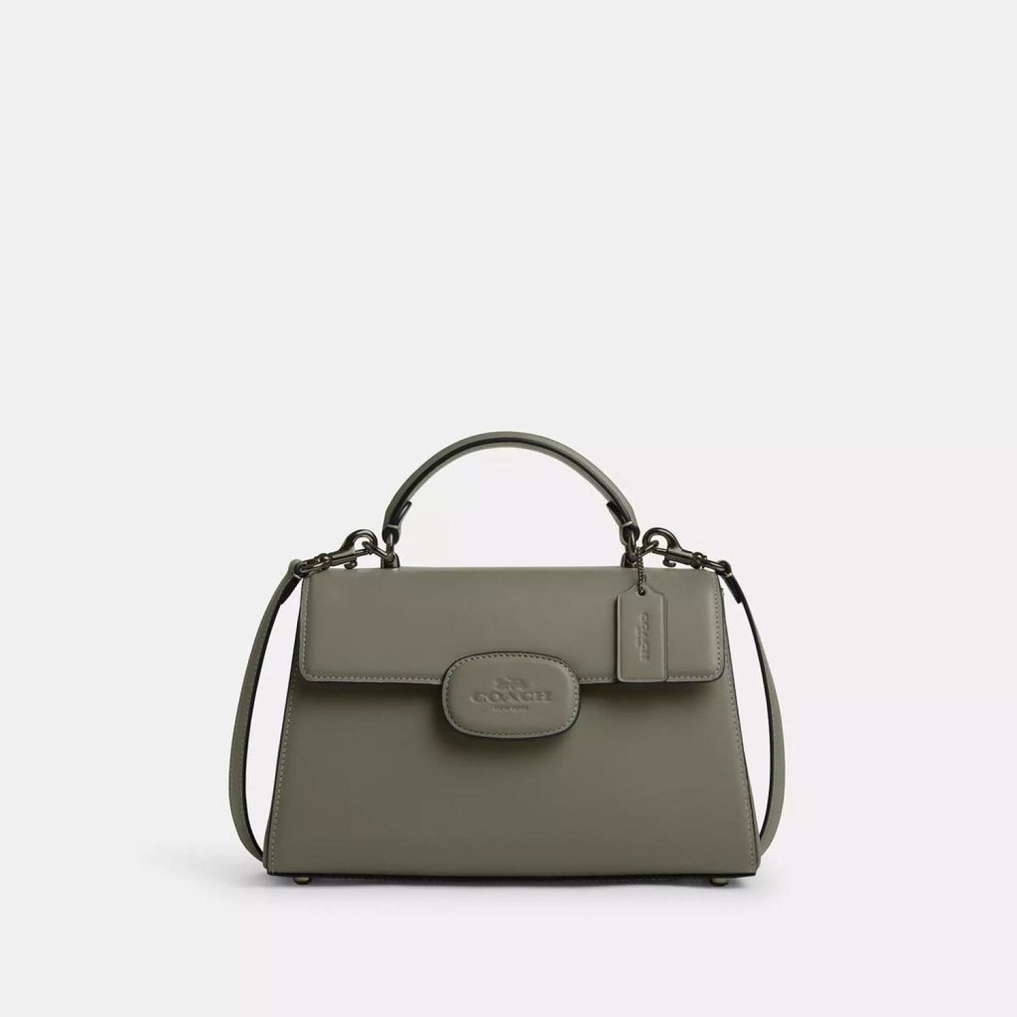 Coach Outlet Eliza Top Handle With Leather Covered Closure