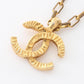 Coco Mark Necklace Gp Gold Vintage