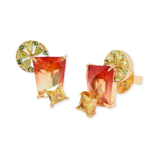 Gold-Tone Sweet Treasures Stud Earrings