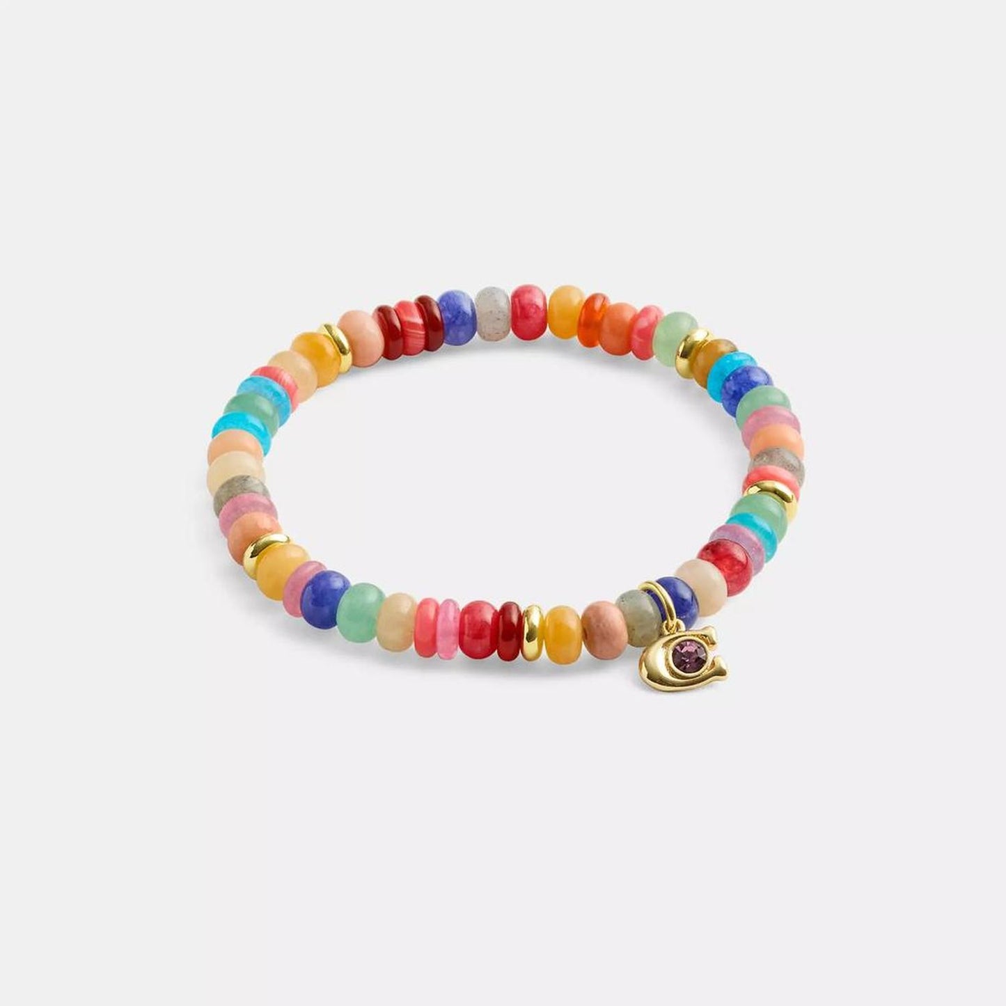 Coach Outlet Cosmic Coach Multi Bead Stretch Bracelet