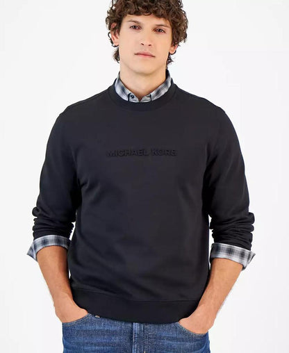 Men's Embossed Logo Crewneck Sweatshirt