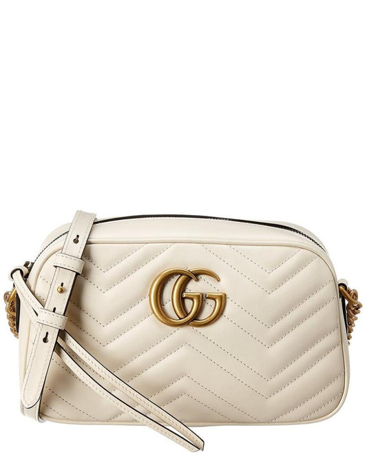 Gucci GG Marmont Small Matelasse Leather Crossbody Camera Bag