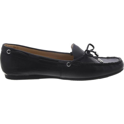 Womens Leather Slip On Loafers