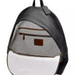 Leather Kisslock Large Frame Backpack