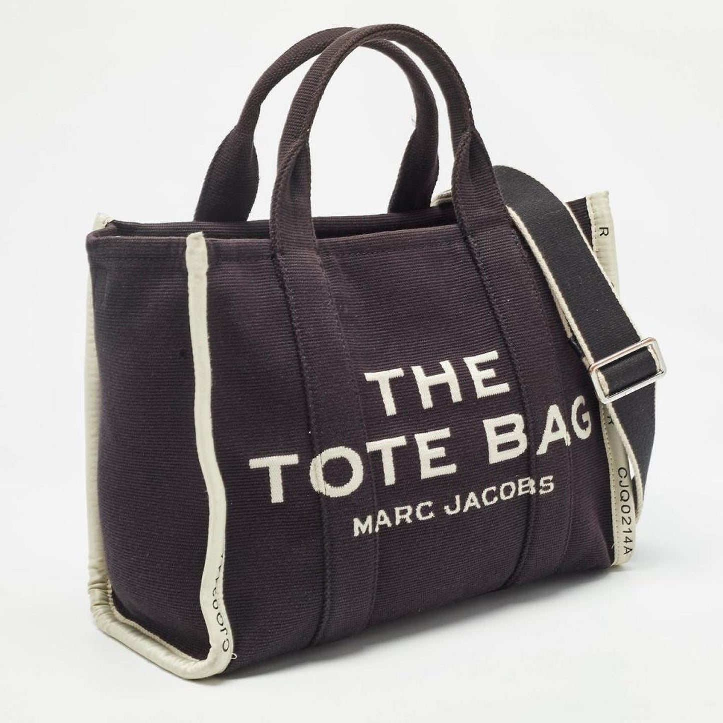 Marc Jacobs Black/white Canvas The Tote Bag