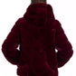 Women's Hooded Faux-Fur Coat