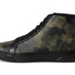 High Line High Top Sneaker In Signature Camo Print