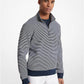 Cotton Blend Half-Zip Sweater