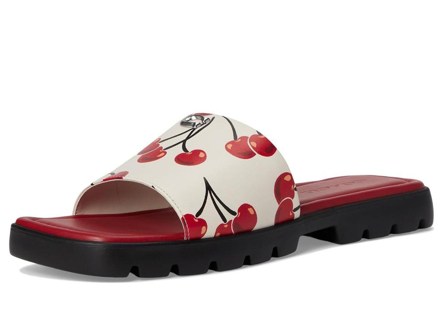 Florence Sandal with Cherry Print