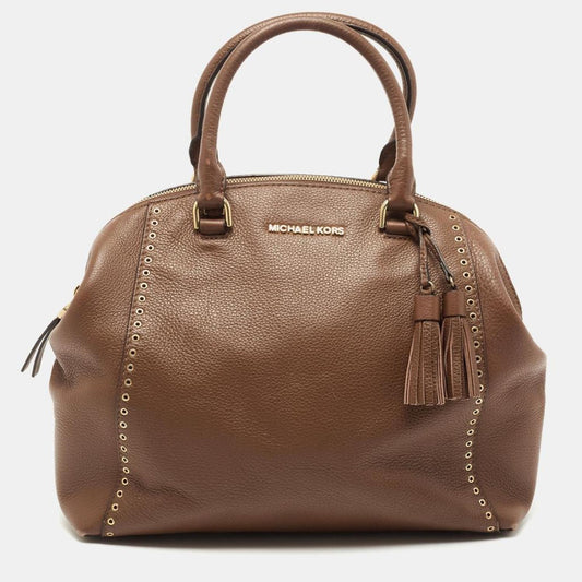 Michael Michael Kors Leather Riley Satchel