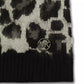 Women's Brushed Three Color Leopard Beanie