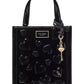 Key to My Heart Embossed Patent Leather Manhattan Mini Tote