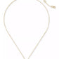 Gold-Tone Bubbly Bezel Mini Pendant Necklace, 16" + 3" extender