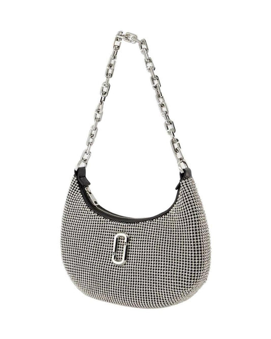 The Small Curve Shoulder Bag - Marc Jacobs - Mesh - Silver