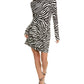 Michael Kors Collection Zebra Print Shift Dress