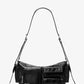 Dakota Large Crinkled Leather Shoulder Bag