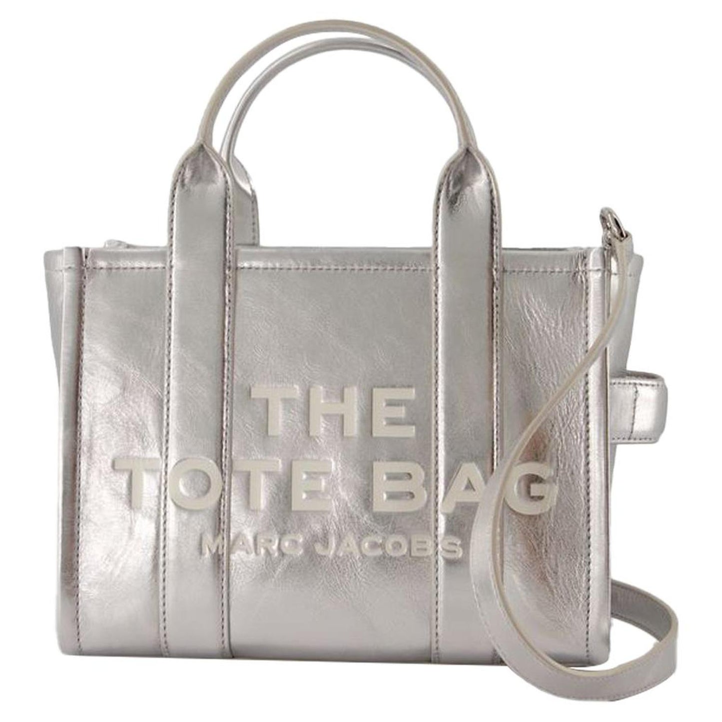 The Small Tote - Marc Jacobs - Leather - Silver