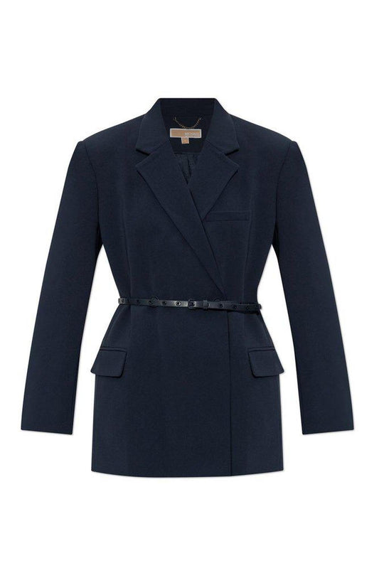 Michael Michael Kors Double-Breasted Belted Blazer