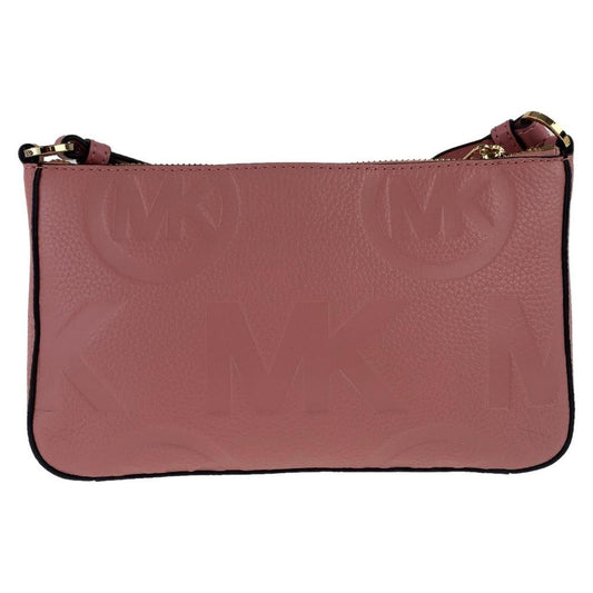 Pink Leather Shoulder Bag