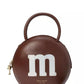 X M&M's Embellished Smooth Leather 3D Crossbody Bag