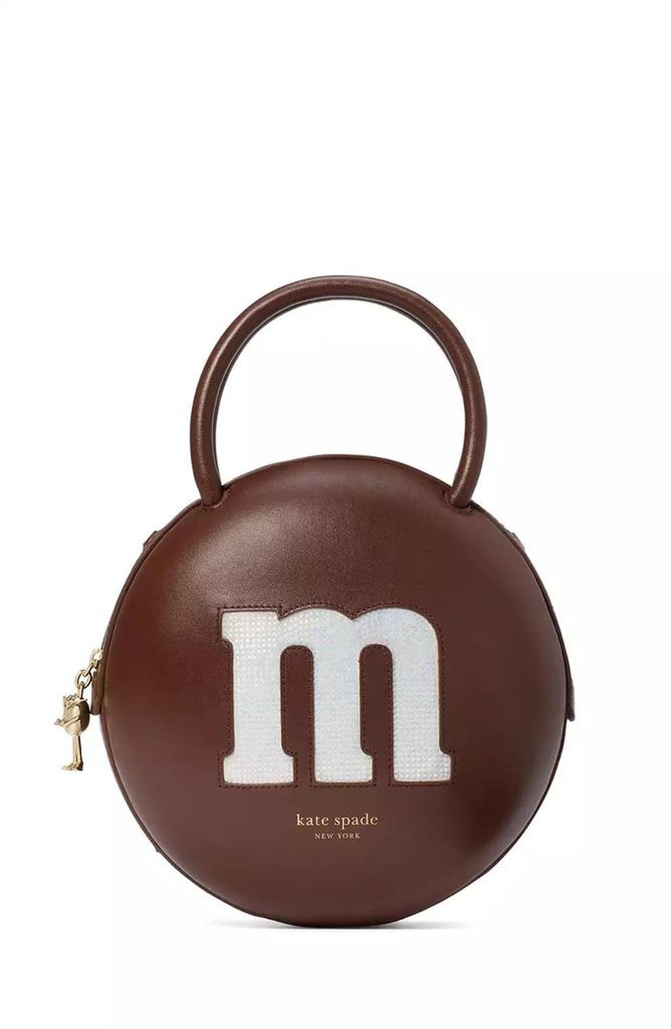 X M&M's Embellished Smooth Leather 3D Crossbody Bag