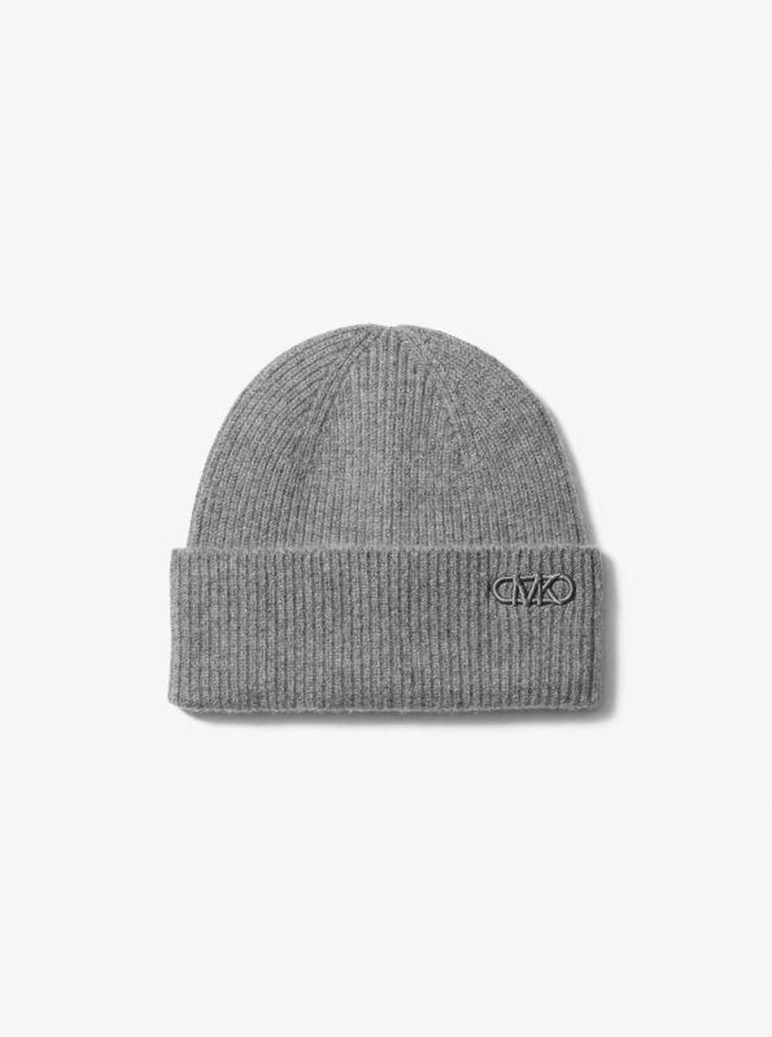 Ribbed Cashmere Beanie Hat