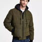 Men's Hooded Puffer Bomber Jacket