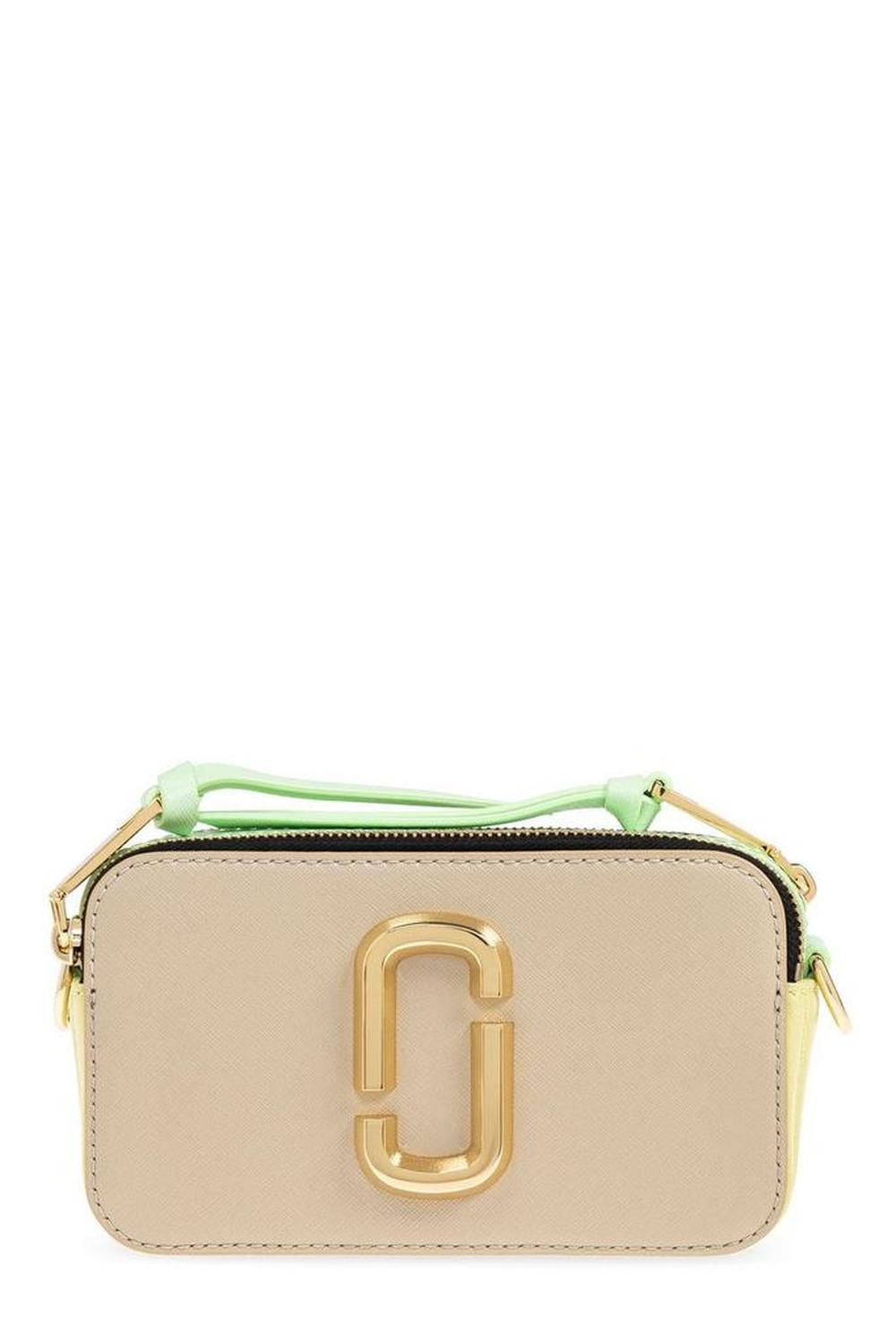 Marc Jacobs The Snapshot Logo Plaque Crossbody Bag