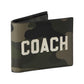 3-In-1 Wallet With Camo Print And Coach Graphic