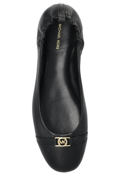 Michael Michael Kors Logo Patch Ballet Flats