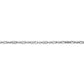 Rhodium-Plated Brass Astor Link Unisex Chain Necklace