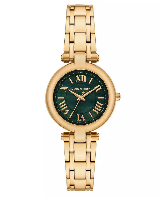 Women's Laney Three-Hand Gold-Tone Stainless Steel Watch, 30mm