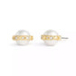 Faux Cultivated Pearl Vintage Charms Signature Stud Earrings