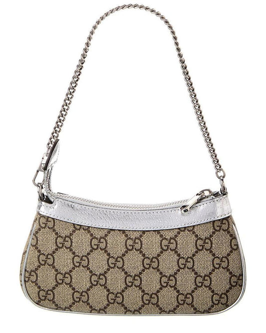 Gucci Ophidia Mini GG Supreme Canvas & Leather Shoulder Bag