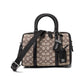 Signature Textile Jacquard Ruby Satchel 25