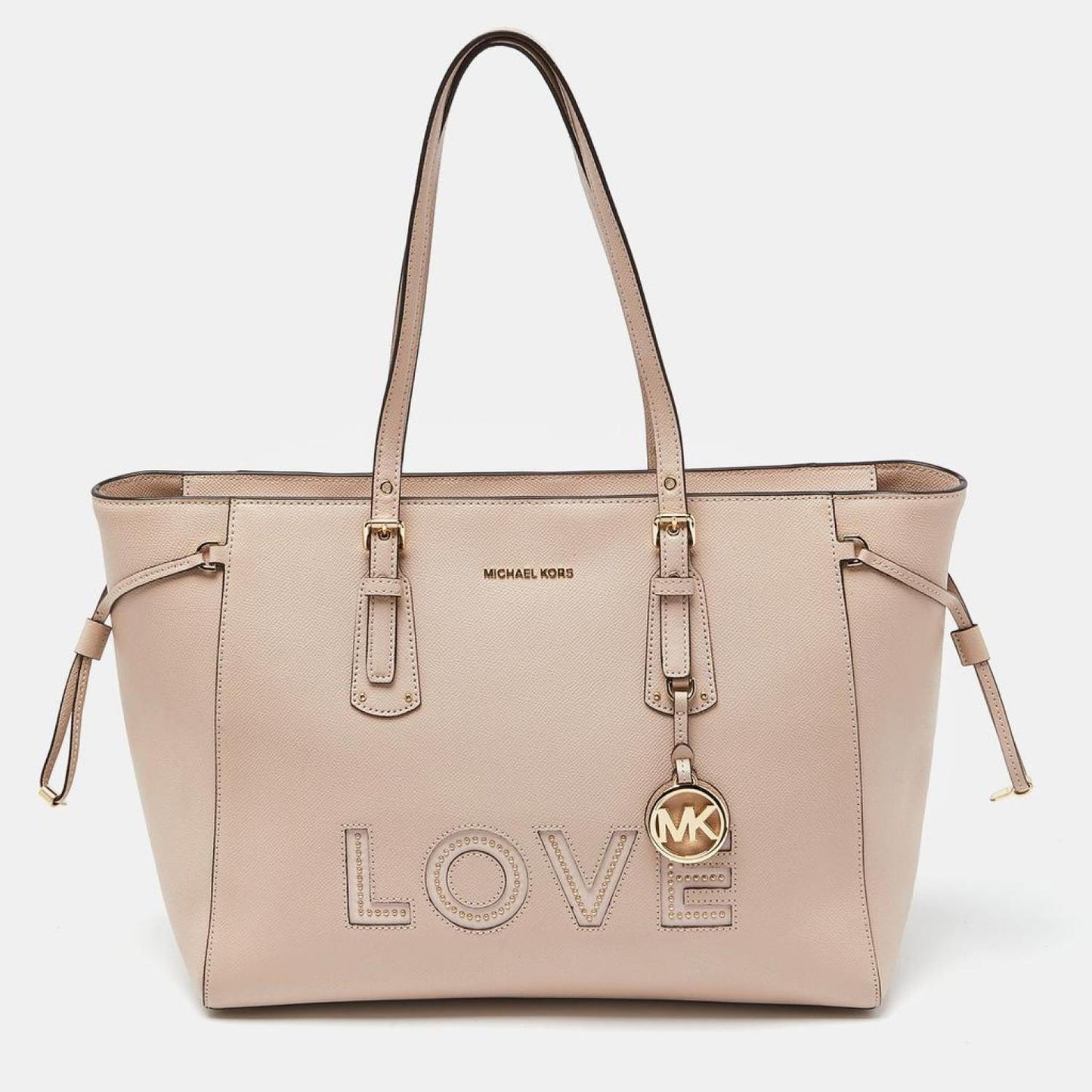 Michael Kors Leather Voyager Shopper Tote