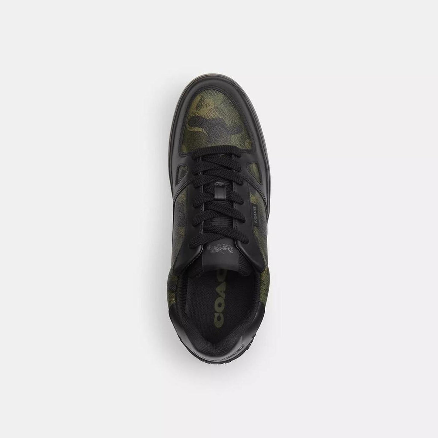 Clip Court Sneaker With Camo Print