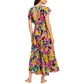 Women's Printed Cover Up Maxi Dress