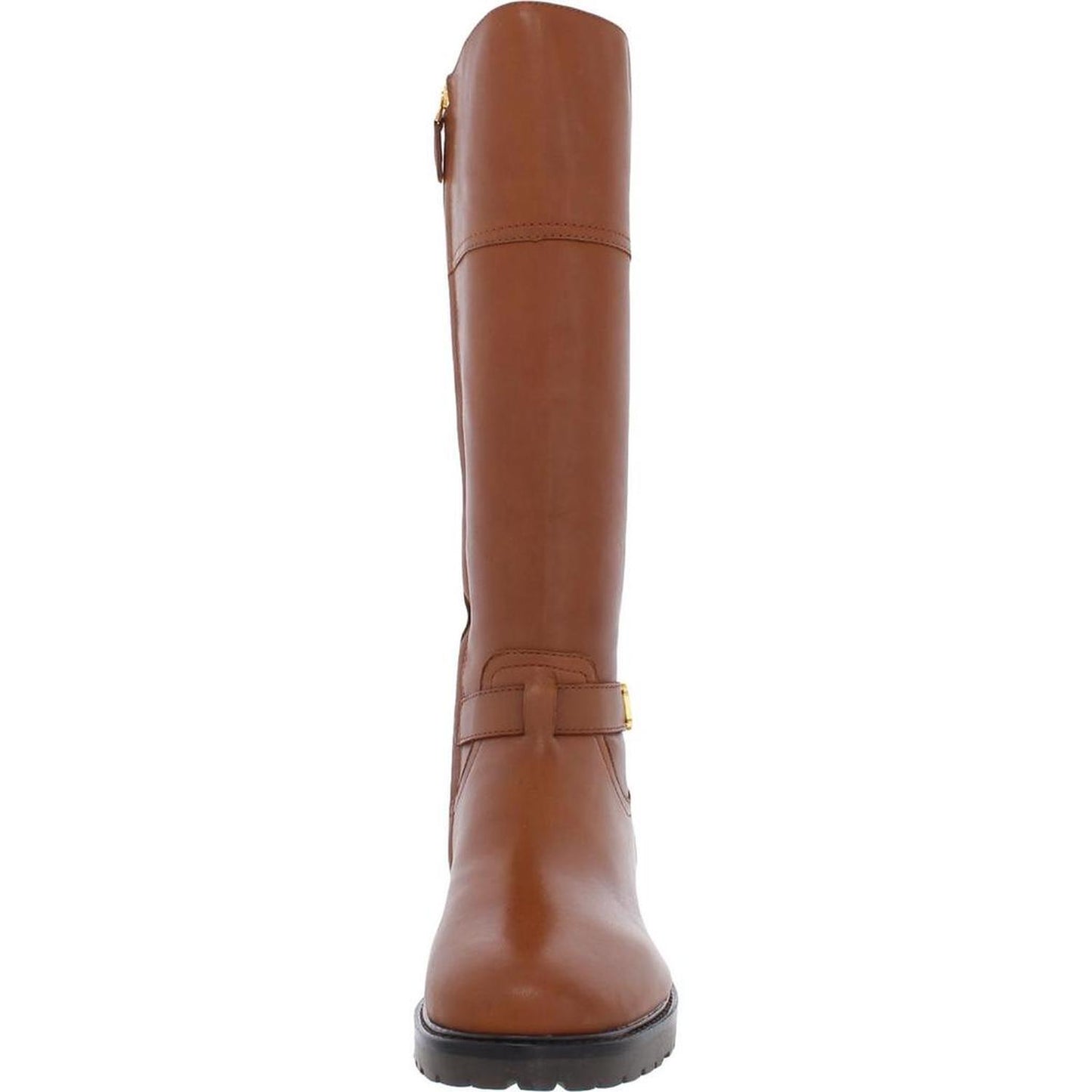 Everly Womens Leather Tall Mid-Calf Boots